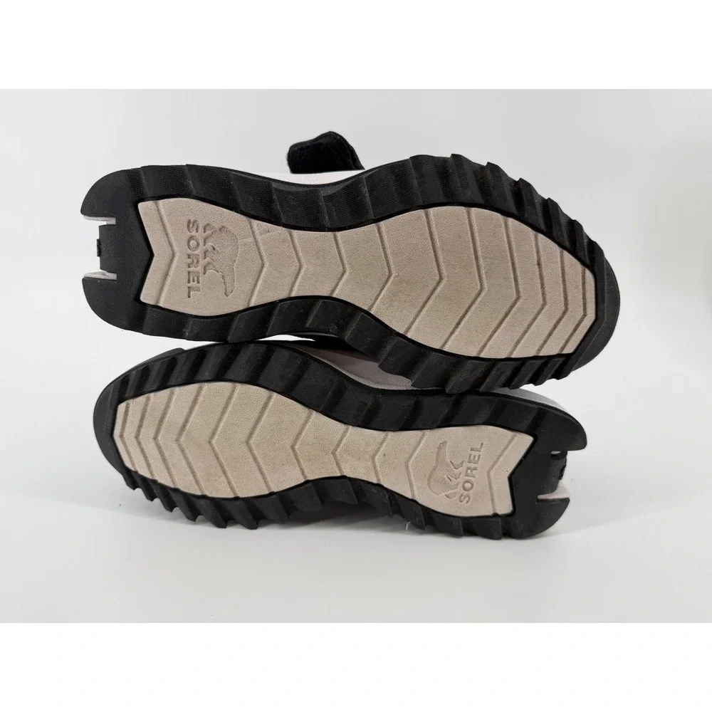 Sorel Kinetic Impact‎ NXT Puffy Boot Black White Women 9 Sneaker Boot